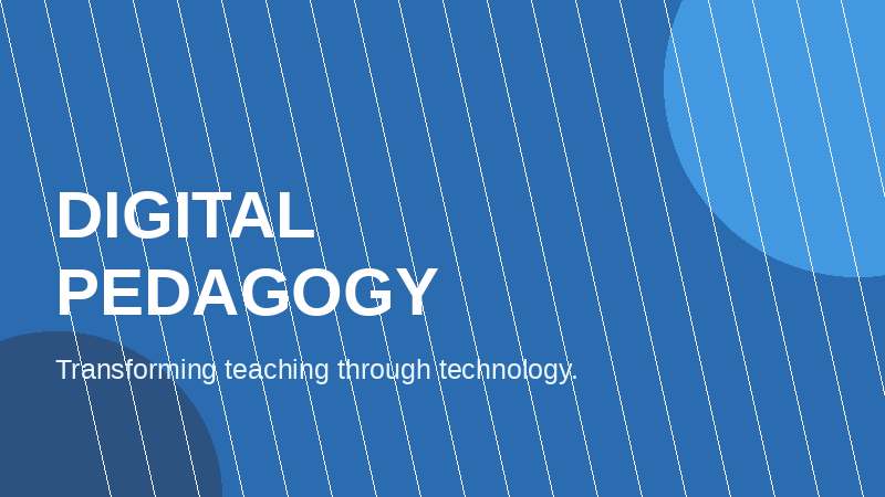 Digital Pedagogy